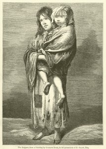 乞食 作： Gustave after Dore